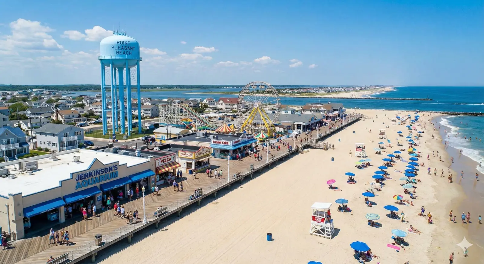 Point Pleasant NJ Boardwalk and Beach